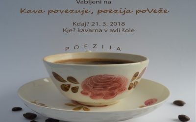 Kava povezuje, poezija poVeže